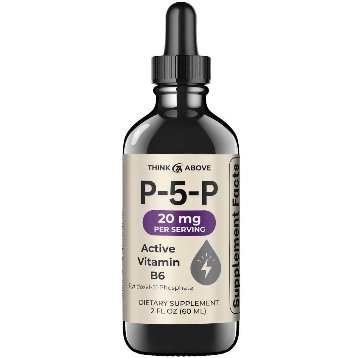 Gouttes liquides Think Above P5P 60 mL avec compte-gouttes