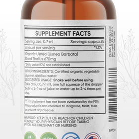 Gouttes liquides Usnée Bio Pura Herba avec ingrédients naturels