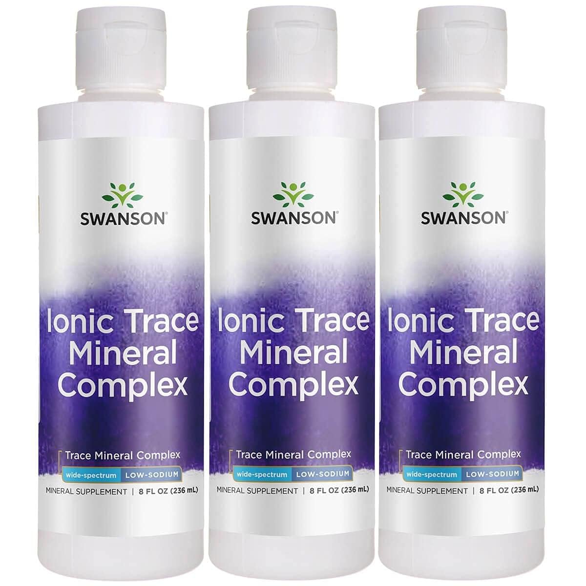 Gouttes minérales Concentrace 8oz de Swanson, vue avant