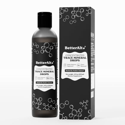 Gouttes minérales concentrées Better Alt 72+ minéraux flacon avant