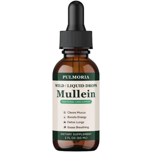 Gouttes Rulinal Pulmoria de Mullein Sauvage 60 ml avec étiquette