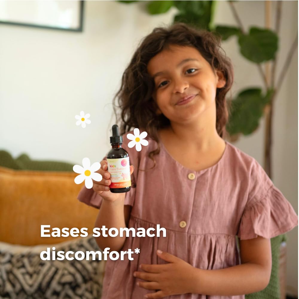 Gouttes SPRIGS Kids Calm Tummy 60 ml, étiquette avec ingrédients