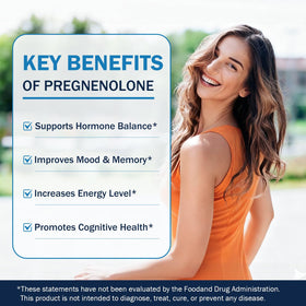 Gouttes sublinguales de pregnenolone Besgiful sur une cuillère