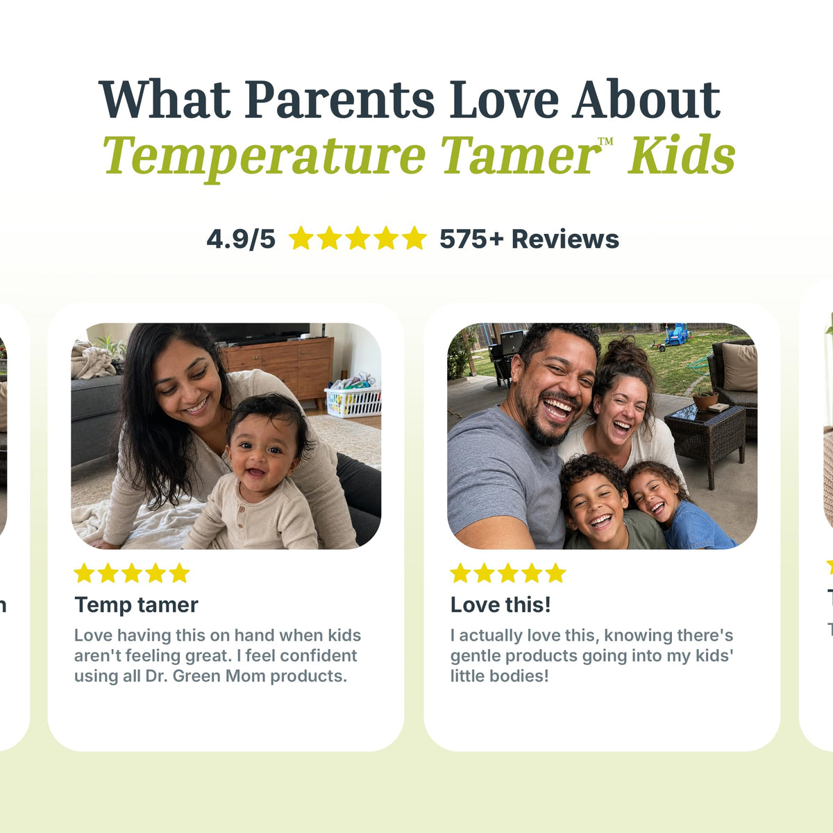 Gouttes Temperature Tamer avec une boisson pour enfant