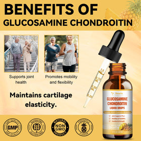 Gouttes Totaria Glucosamine Chondroïtine avec étiquette détaillée