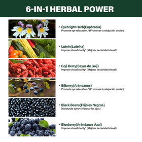 Gouttes Verdeherb dans une cuillère avec un fond naturel