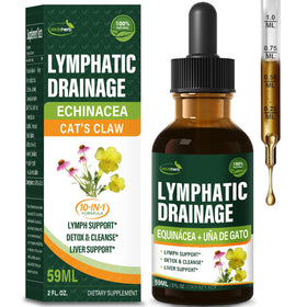 Gouttes Verdeherb Lymphatic Drainage 10-in-1 bouteille en verre