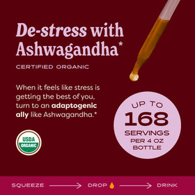 Goutteur de l'extrait liquide d'Ashwagandha