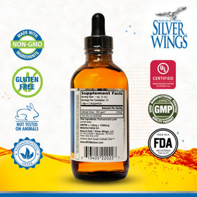 Goutteur du colloïdal d'argent Natural Path Silver Wings