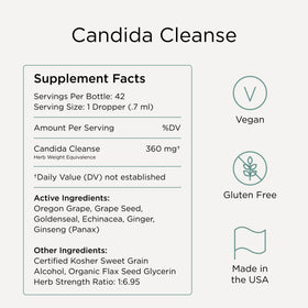 Goutteur du tonic détox Candida Zuma Nutrition 50 mL en action