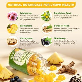 GPAHYL Gummies de soutien lymphatique échantillon de gummies
