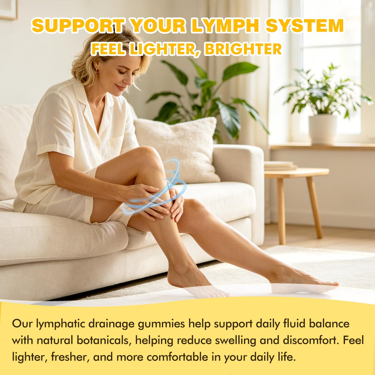 GPAHYL Gummies de soutien lymphatique en main