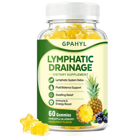 GPAHYL Gummies de soutien lymphatique pot de 222g saveur ananas