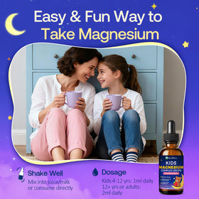 GparkNature Complément Alimentaire Liquide Magnésium 2FL Oz en utilisation