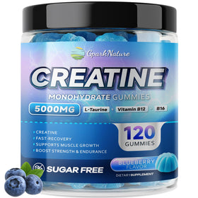 GparkNature Gummies de Créatine Monohydrate 5000MG, emballage avant