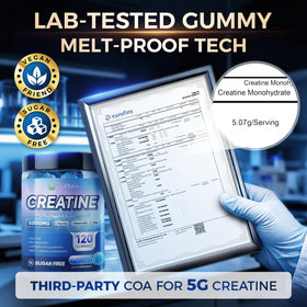 GparkNature Gummies de Créatine Monohydrate 5000MG, prise de gummies