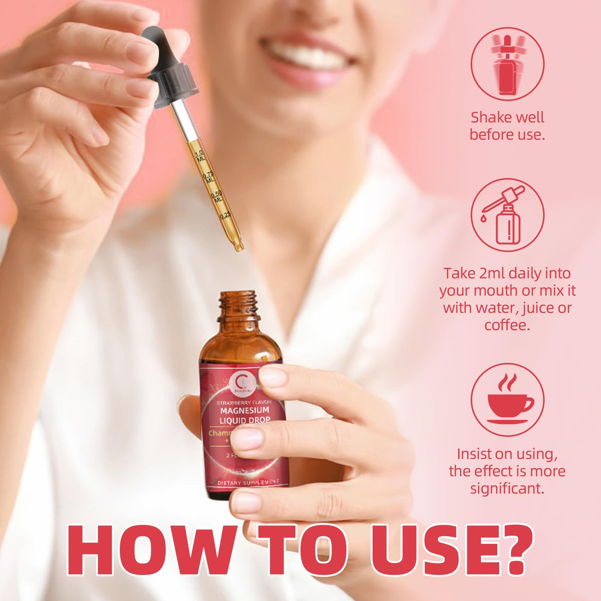 GPGP GreenPeople Gouttes de Magnésium Glycinate 150g ingrédients