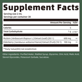GPGP GreenPeople Gouttes de Mullein 600mg dans un verre d'eau