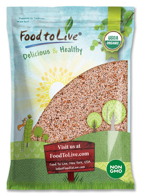 Graines de psyllium entières bio Food to Live 4119g vue de face