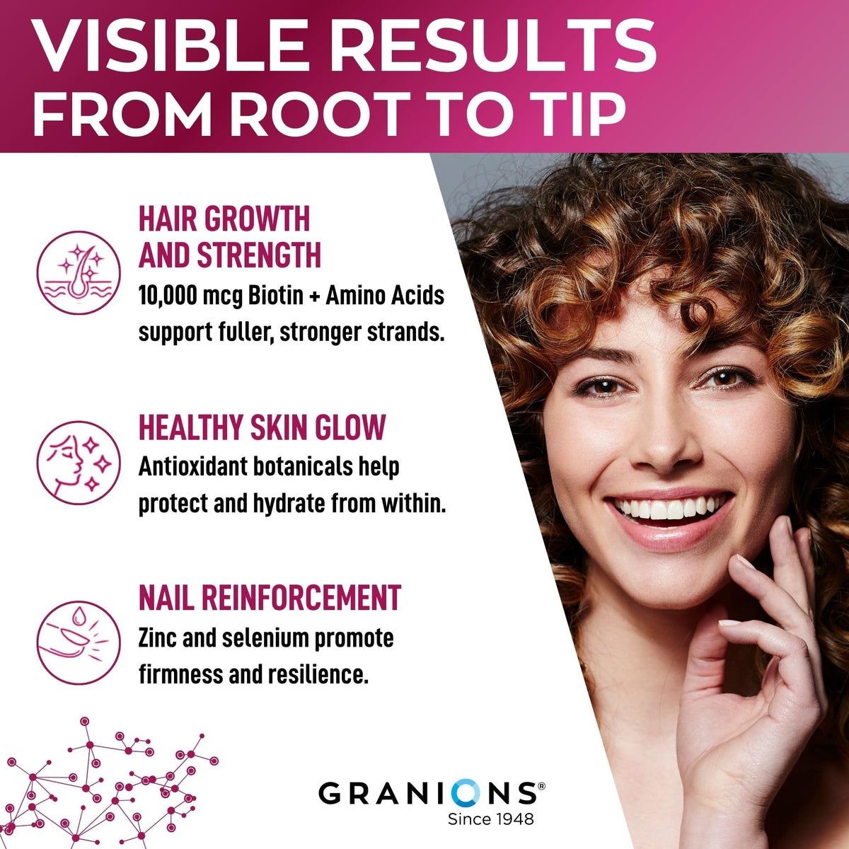 Granions Biotine 10 000 mcg comprimés en mode lifestyle