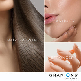 Granions Biotine Collagène Keratine comprimés avec des éléments de beauté