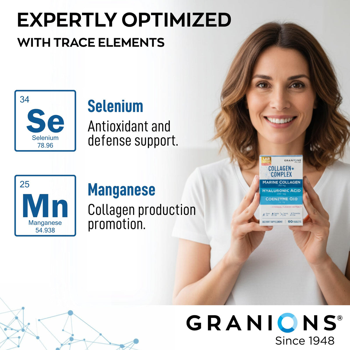 Granions Compléments Alimentaires Collagène Marin 750mg composition des ingrédients