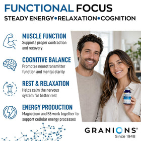 Granions Complexe Magnesium Triple 420 mg close-up of tablets