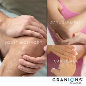 Granions Glucosamine Chondroitin MSM Poudre 6,630mg étiquette arrière