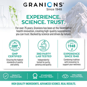Granions Multi Collagène sur une surface en marbre