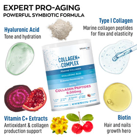 Granions Poudre de Collagène Marin 380g avec cuillère pour dosage