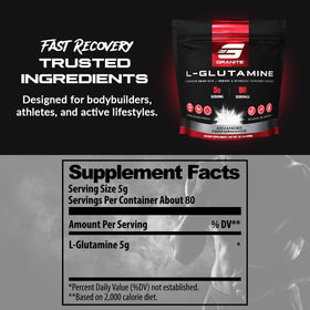 Granite L-Glutamine Poudre 431g en contexte de préparation de smoothie