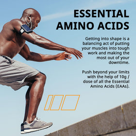 Granite Supplements Poudre d'Aminos Essentiels 448g avec shaker