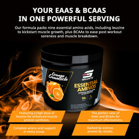 Granite Supplements Poudre d'Aminos Essentiels 448g ingrédients
