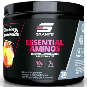 Granite Supplements Poudre d'Aminos Essentiels 448g vue de face