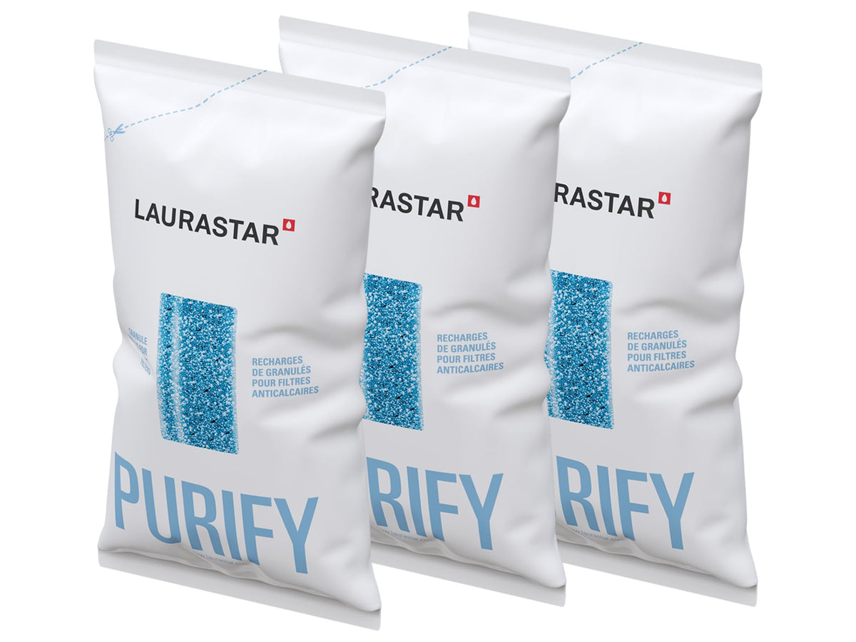 Granules anti-calcaire Laurastar lot de 3, emballage avant
