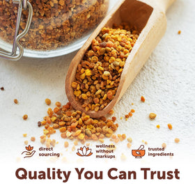 Granules de pollen d'abeille Micro Ingredients dans un smoothie