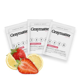 Graymatter Poudre Nootropique sachets de voyage vue de face