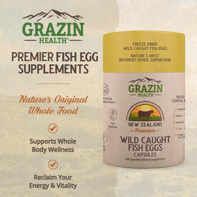 GRAZIN HEALTH Capsules d'Œufs de Poisson 2400mg - prise de capsules