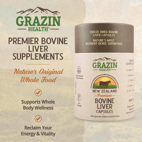 GRAZIN HEALTH Foie de Boeuf 3000mg emballage avec informations