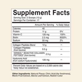 Great Lakes Gelatin Collagène Peptides utilisation avec un smoothie