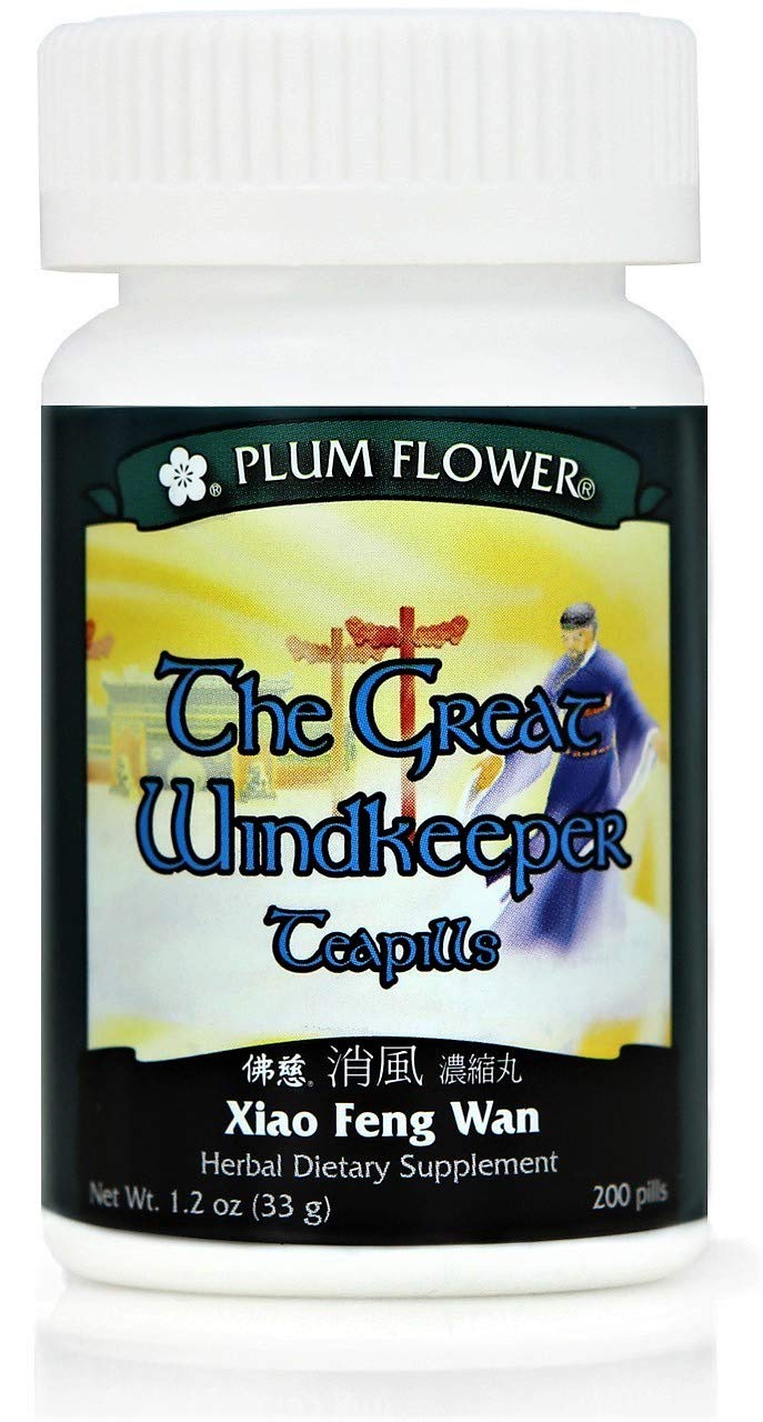 Great Windkeeper Teapills Plum Flower 200 Teapills 10g front view