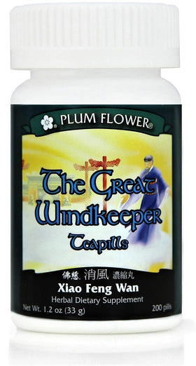 Great Windkeeper Teapills Plum Flower 200 Teapills 10g front view