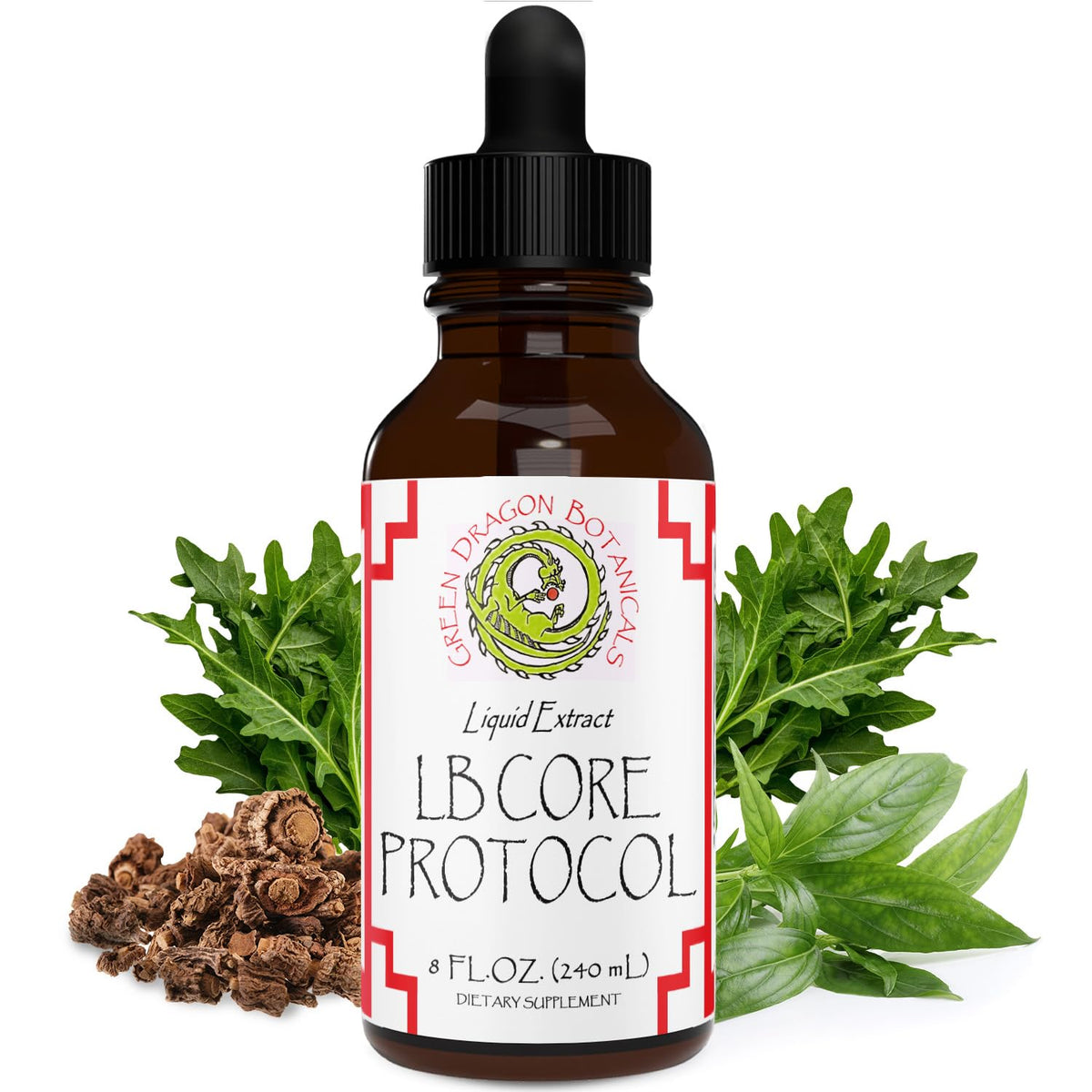 Green Dragon Botanicals LB CORE Protocol Tincture 4 oz vue avant