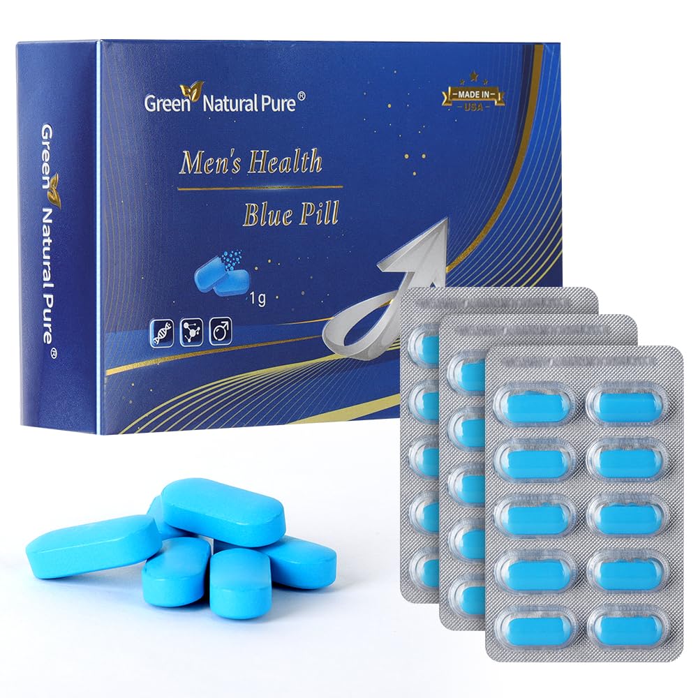 GREEN NATURAL PURE Complément Alimentaire Vitalité Masculine 30 Comprimés vue de face