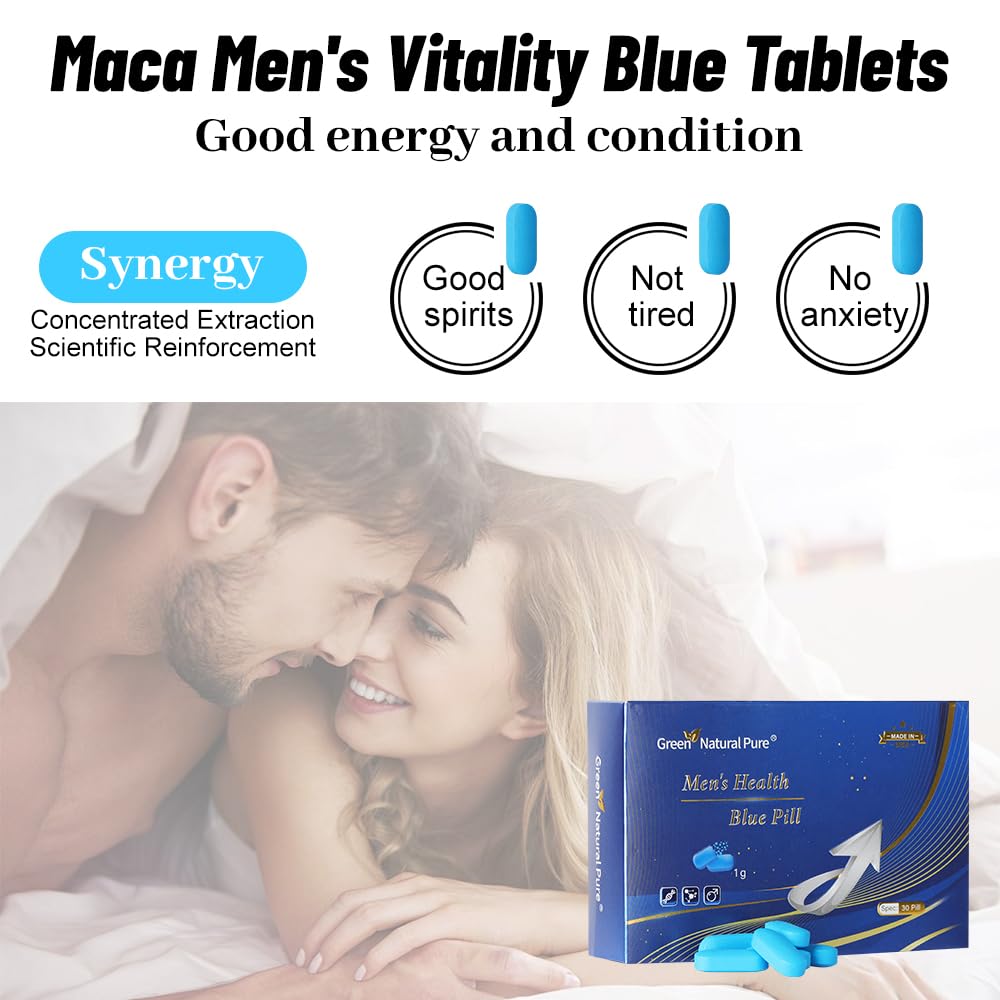 GREEN NATURAL PURE Complément Alimentaire Vitalité Masculine 30 Comprimés vue arrière