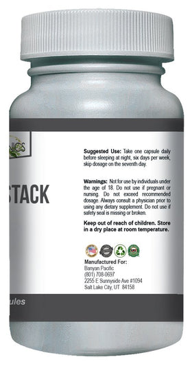 Green Organics PAGG Stack 150g aperçu des ingrédients
