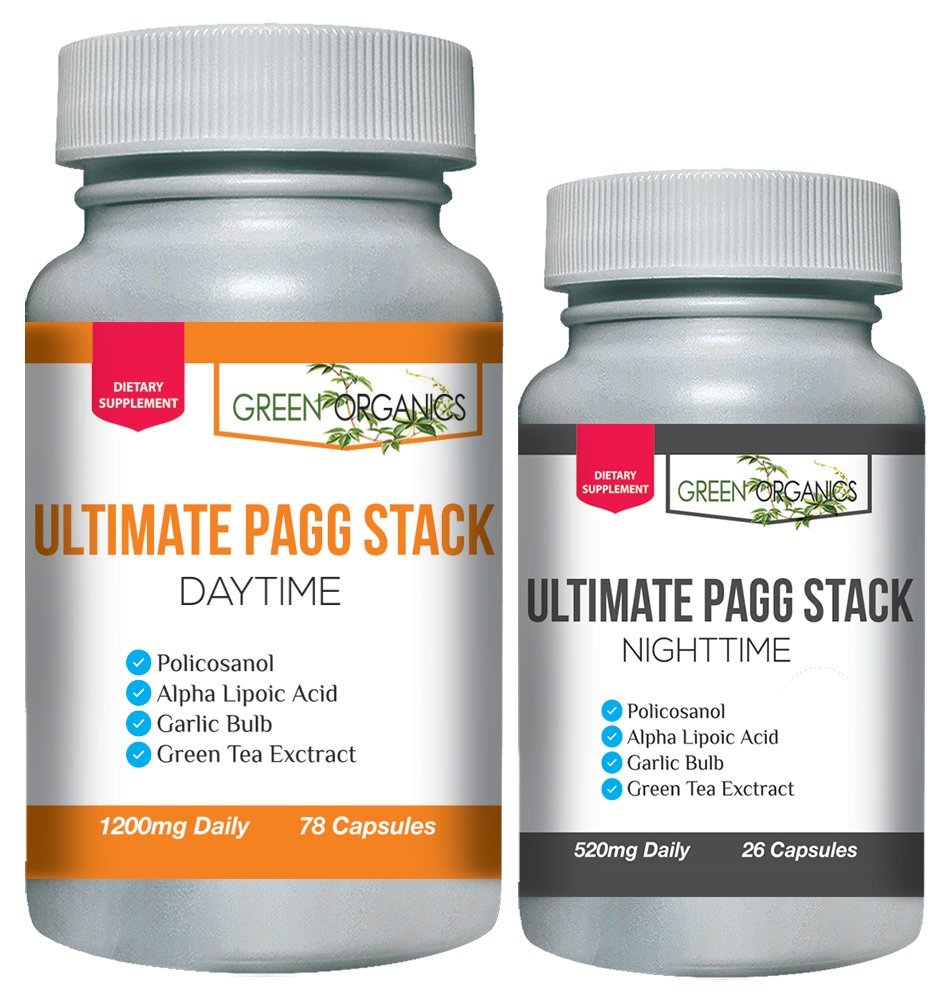 Green Organics PAGG Stack 150g avant et arrière de l'emballage
