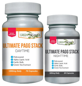 Green Organics PAGG Stack 150g avant et arrière de l'emballage