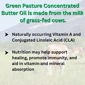 Green Pasture Gel d'Huile de Foie de Morue Fermenté à côté de capsules