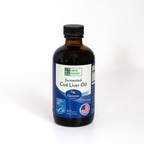 Green Pasture Huile de Foie de Morue Fermentée 180 ml vue avant